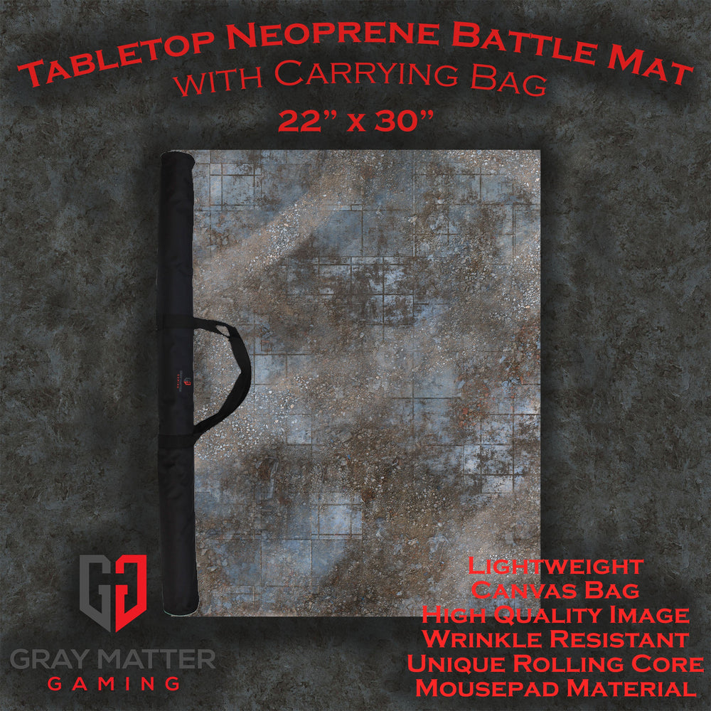 Urban Ruins - Neoprene Battle Mat with Bag (Online Order Only)