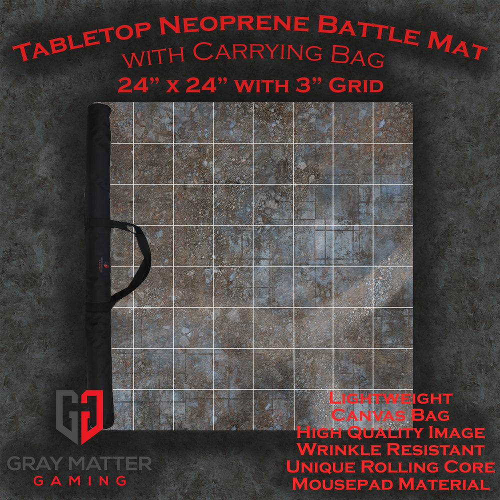 Urban Ruins - Neoprene Battle Mat with Bag (Online Order Only)