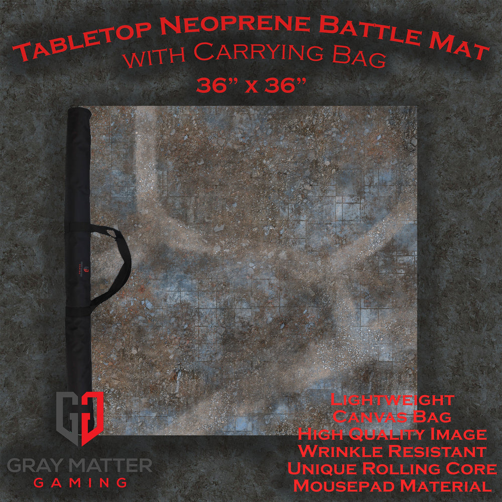 Urban Ruins - Neoprene Battle Mat with Bag (Online Order Only)