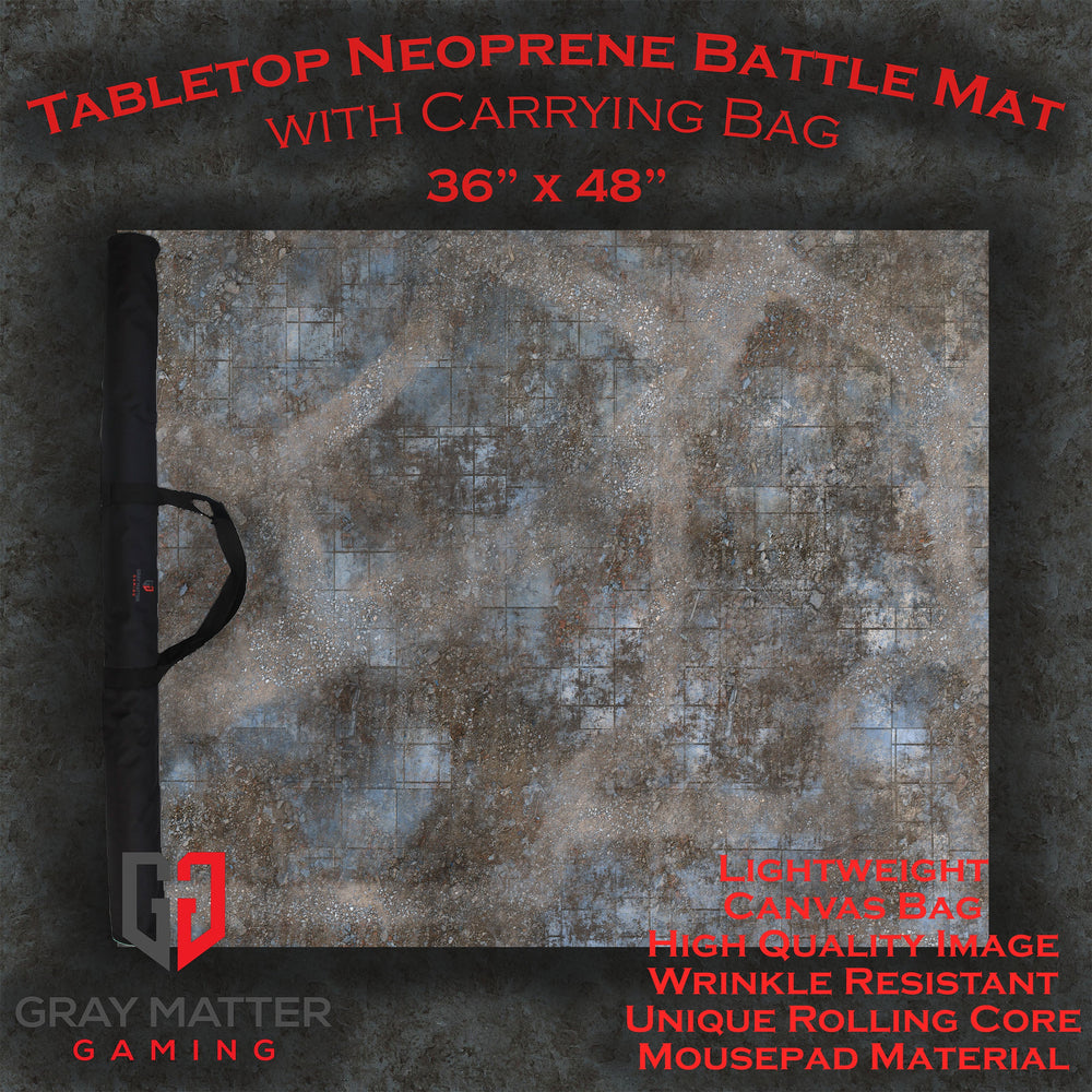 Urban Ruins - Neoprene Battle Mat with Bag (Online Order Only)