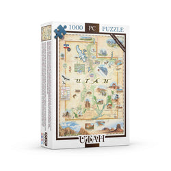 Utah State 1000 Piece Jigsaw Puzzle Xplorer Maps (ONLINE ORDER ONLY)