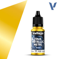 Vallejo True Metallic Metal: Radiant Yellow - Base (18 ml)