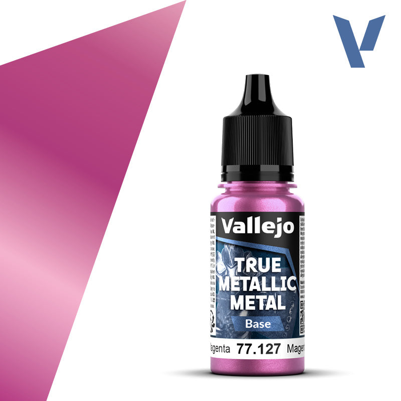 Vallejo True Metallic Metal: Crimson Magenta - Base (18 ml)