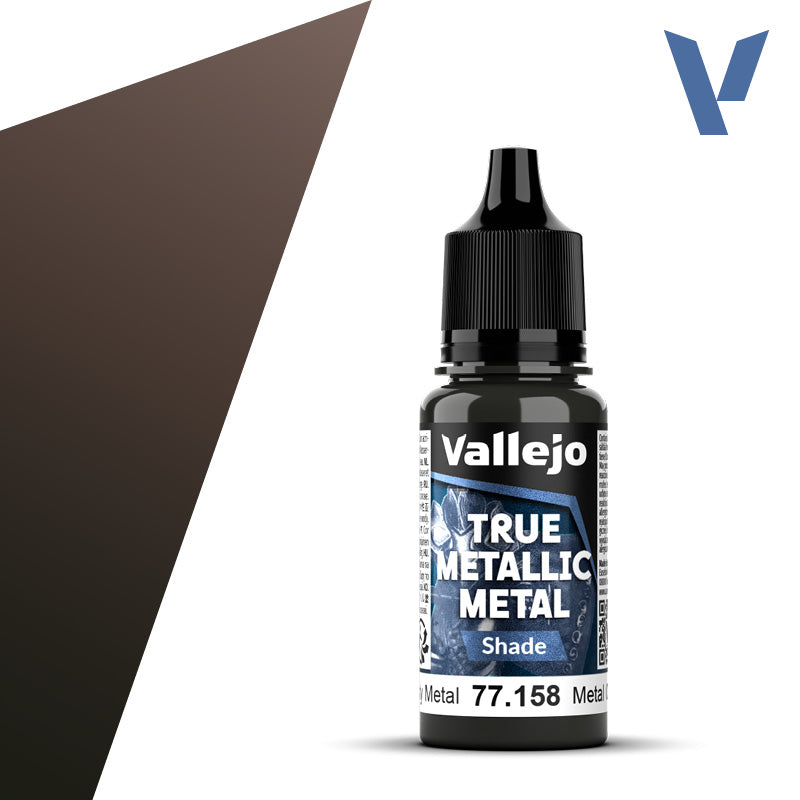 Vallejo True Metallic Metal: Rusty Metal - Shade (18 ml)