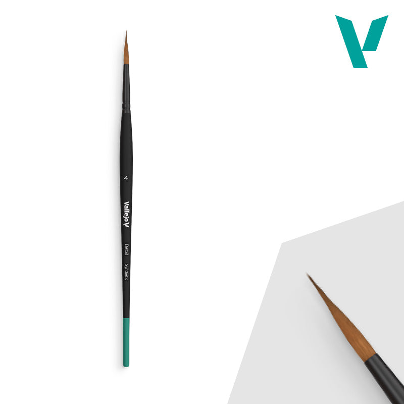 Hobby Brushes: Detail - Synthetic - Size 4 (ONLINE ORDER ONLY)