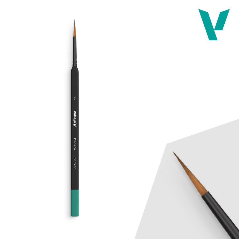 Hobby Brushes: Percision - Synthetic - Size 3 (ONLINE ORDER ONLY)