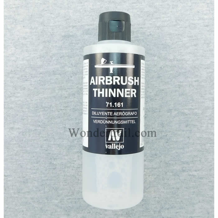 VAL71161 Airbrush Thinner 200ml Bottle Vallejo (ONLINE ORDER ONLY)