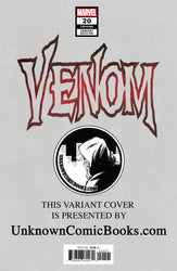 Venom #20 Unknown Comics Tony Daniels Exclusive Var Ac (11/27/2019) (ONLINE ORDER ONLY)