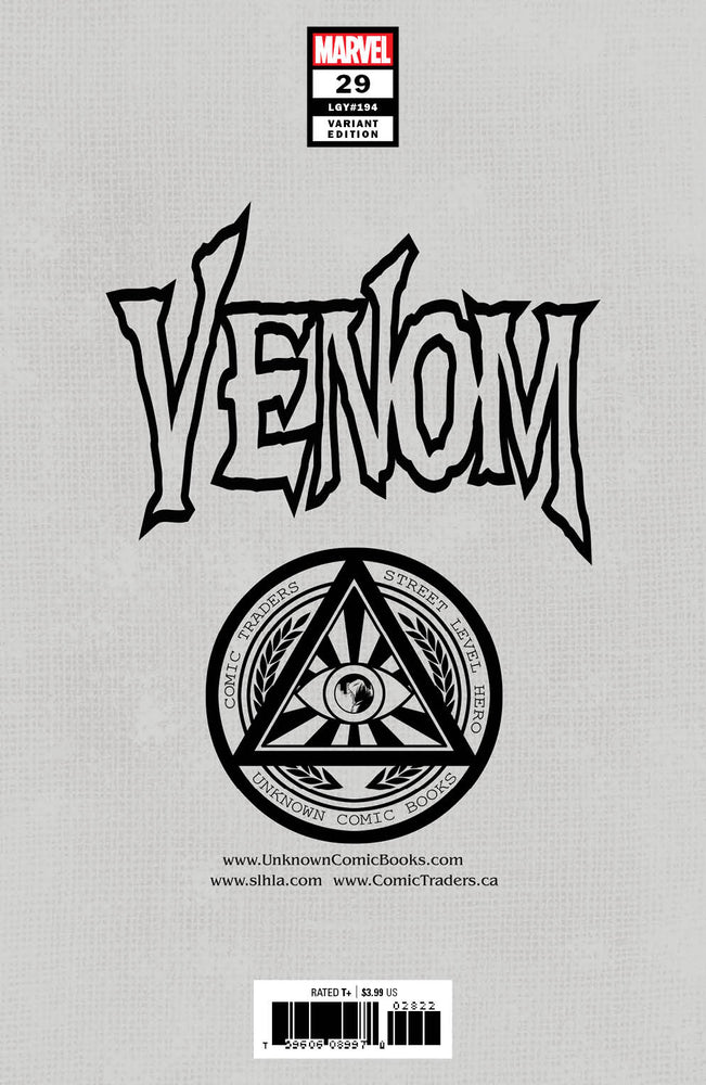 Venom #29 Unknown Comics Ken Lashley Exclusive Var (10/21/2020) (ONLINE ORDER ONLY)