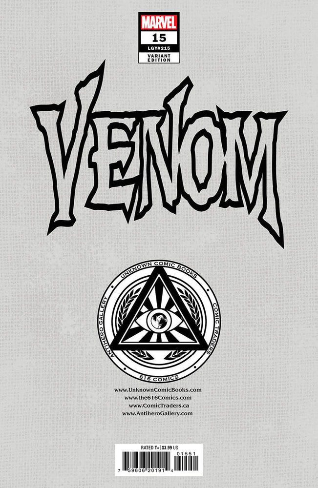 Venom #15 [Dwb] Unknown Comics Marco Mastrazzo Exclusive Var (01/18/2023) (ONLINE ORDER ONLY)