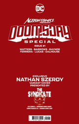 [Signed by Nathan Szerdy] ACTION COMICS PRESENTS DOOMSDAY SPECIAL #1 (ONE SHOT) NATHAN SZERDY (616) EXCLUSIVE TATTOO VIRGIN VAR [IN STOCK] (ONLINE ORDER ONLY)
