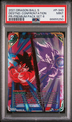 2021 DRAGON BALL SUPER DESTND. CONFRONTATION #P-340 - PSA 9 (Online Order Only)