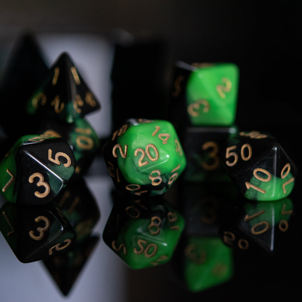 Vortex Acrylic Dice Set (ONLINE ORDER ONLY)