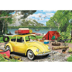 VW Beetle Camping 550 Piece Jigsaw Puzzle in Tin Eurographics (ONLINE ORDER ONLY)