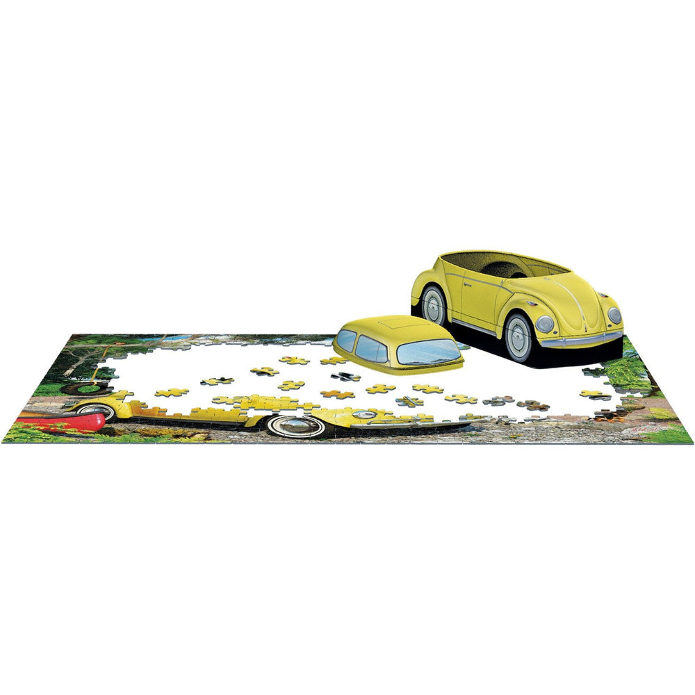 VW Beetle Camping 550 Piece Jigsaw Puzzle in Tin Eurographics (ONLINE ORDER ONLY)