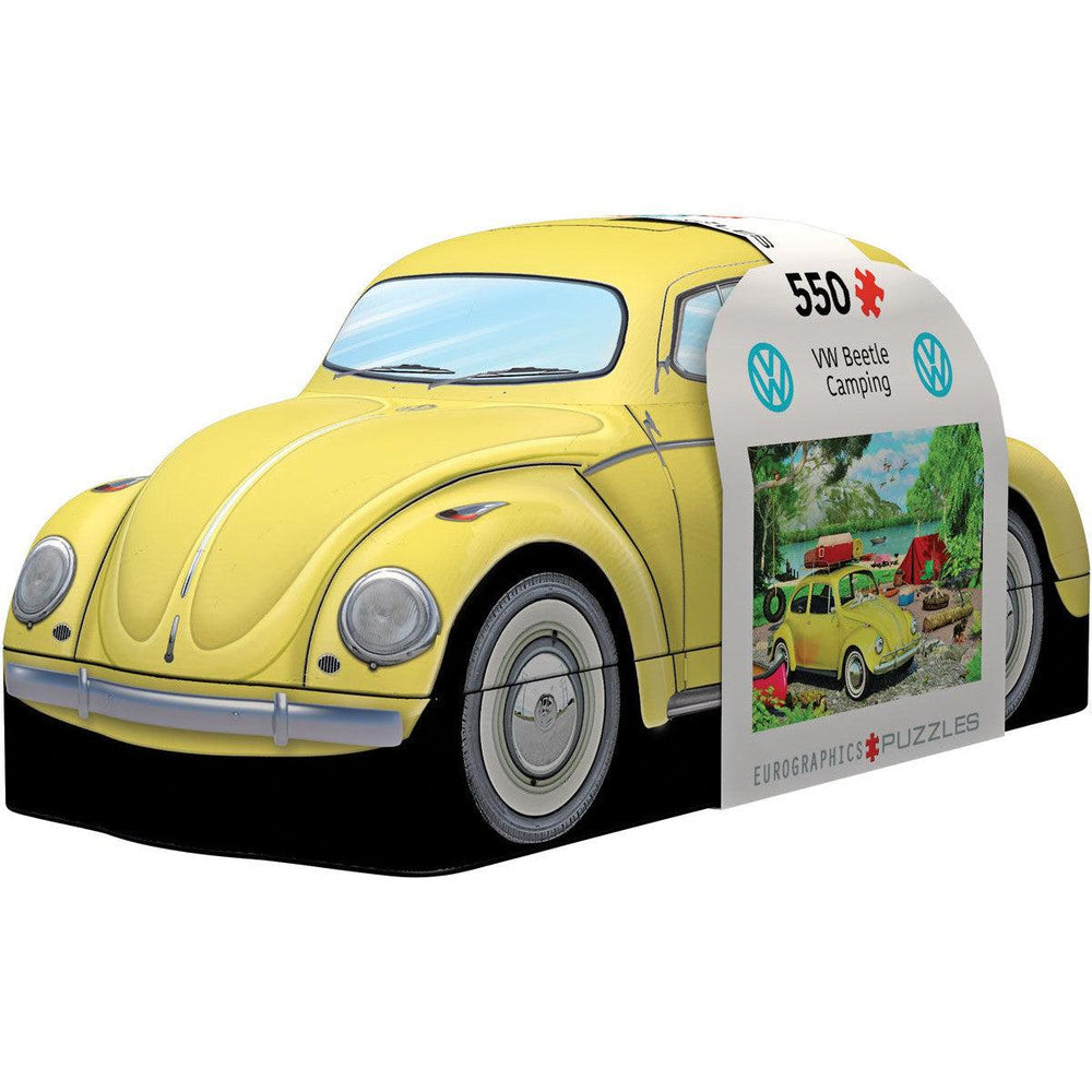 VW Beetle Camping 550 Piece Jigsaw Puzzle in Tin Eurographics (ONLINE ORDER ONLY)