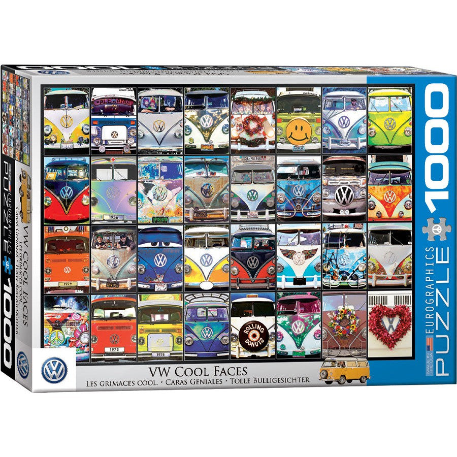 VW Cool Faces 1000 Piece Jigsaw Puzzle Eurographics (ONLINE ORDER ONLY)