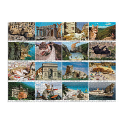 Vacation Cats 1500 Piece Jigsaw Puzzle Galison (ONLINE ORDER ONLY)