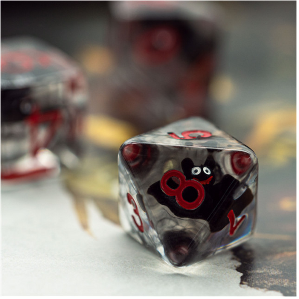 Vampire Bats RPG Dice Set (ONLINE ORDER ONLY)