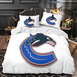 Vancouver Canucks Bedding Set Quilt Duvet Cover Without Filler (Online Order Only)