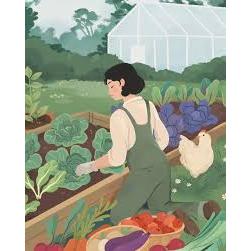 Veggie Garden 99 Piece Mini Jigsaw Puzzle Trevell (ONLINE ORDER ONLY)