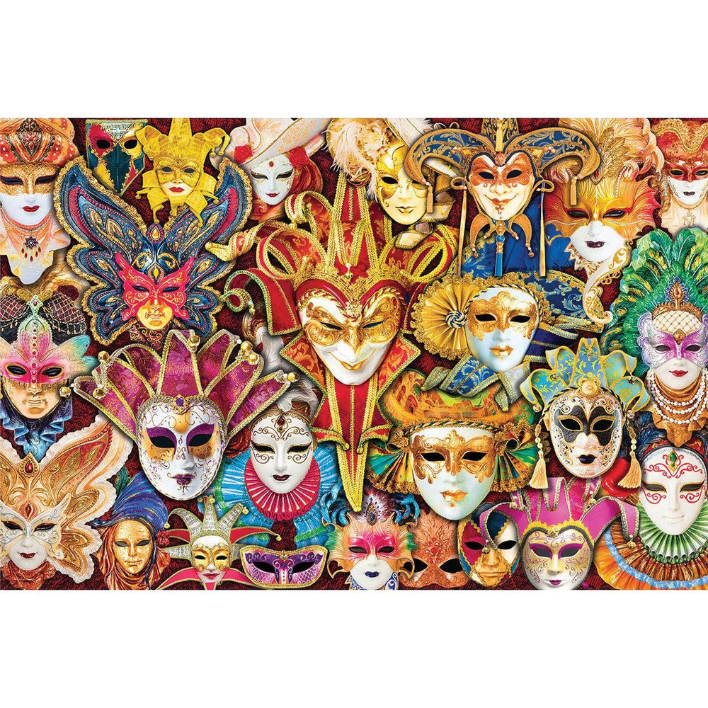 Venetian Masks 1000 Piece Jigsaw Puzzle Eurographics (ONLINE ORDER ONLY)