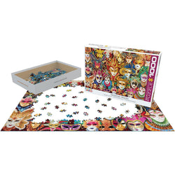 Venetian Masks 1000 Piece Jigsaw Puzzle Eurographics (ONLINE ORDER ONLY)