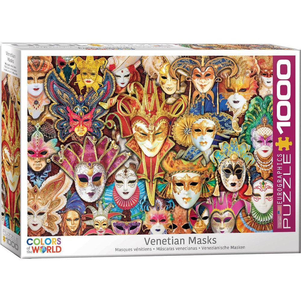 Venetian Masks 1000 Piece Jigsaw Puzzle Eurographics (ONLINE ORDER ONLY)