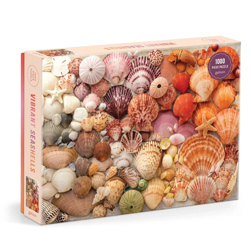 Vibrant Seashells 1000 Piece Jigsaw Puzzle Galison (ONLINE ORDER ONLY)