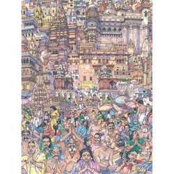 Vibrant Varanasi 1000 Piece Jigsaw Puzzle NYPC (ONLINE ORDER ONLY)