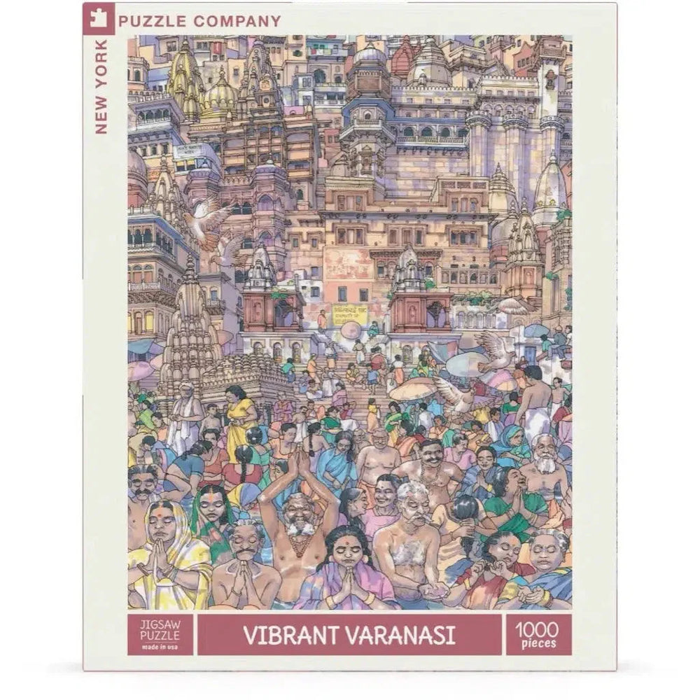 Vibrant Varanasi 1000 Piece Jigsaw Puzzle NYPC (ONLINE ORDER ONLY)