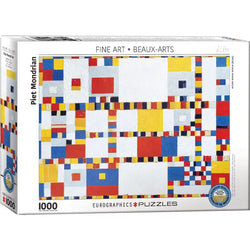 Victory Boogie Woogie (Detail) 1000 Piece Jigsaw Puzzle Eurographics