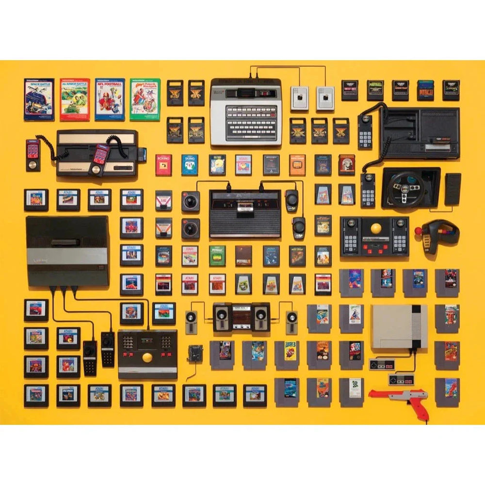 Video Games Collection 1000 Piece Jigsaw Puzzle NYPC (ONLINE ORDER ONLY)