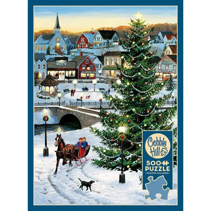 Village Tree 500 Piece Jigsaw Puzzle Cobble Hill (ONLINE ORDER ONLY)