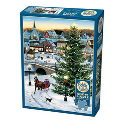 Village Tree 500 Piece Jigsaw Puzzle Cobble Hill (ONLINE ORDER ONLY)