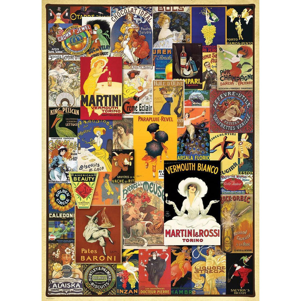 Vintage Posters 1000 Piece Jigsaw Puzzle Eurographics (ONLINE ORDER ONLY)