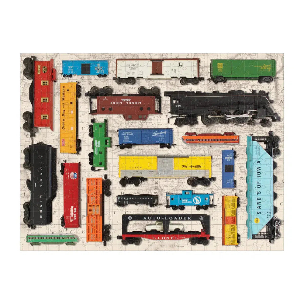Vintage Toy Trains 300 Piece Jigsaw Puzzle Galison (ONLINE ORDER ONLY)