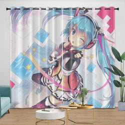 Vocaloid Miku Hatsune Curtains Blackout Window Drapes (Online Order Only)