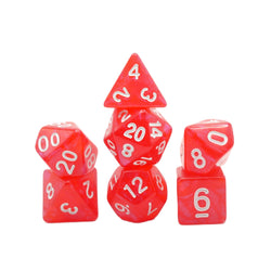 Voltorb's Shell - 7 Piece DnD Dice Set | Acrylic RPG Gaming Dice (ONLINE ORDER ONLY)
