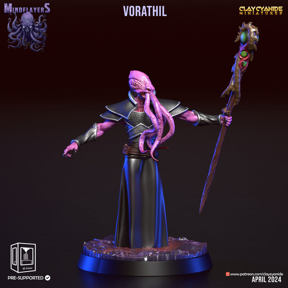 3D Printed Clay Cyanide Intellect Devourers Mind Flayers Faction 28 32 mm D&D (Online Only)
