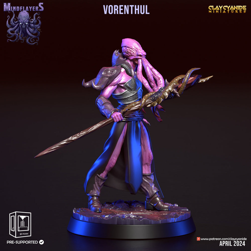 3D Printed Clay Cyanide Intellect Devourers Mind Flayers Faction 28 32 mm D&D (Online Only)