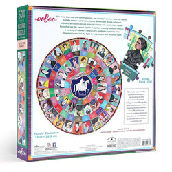 Votes for Women 500 Piece Round Jigsaw Puzzle eeBoo (ONLINE ORDER ONLY)