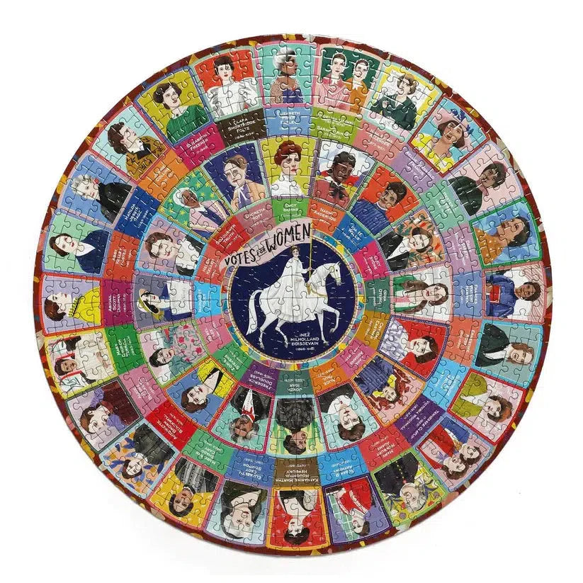 Votes for Women 500 Piece Round Jigsaw Puzzle eeBoo (ONLINE ORDER ONLY)