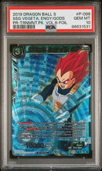 2019 DRAGON BALL SUPER OFFICIAL  SSG VEGETA, ENGY/GODS #P-098 PSA 10 (Online Order Only)