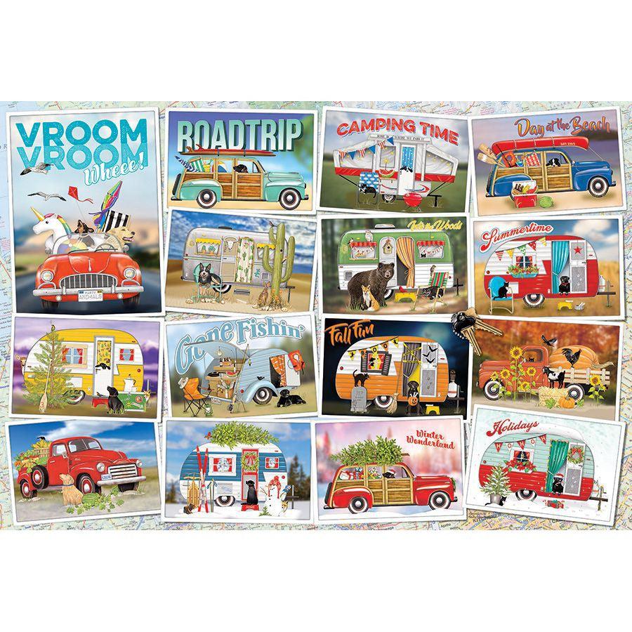 Vroom Vroom 2000 Piece Jigsaw Puzzle Cobble Hill (ONLINE ORDER ONLY)
