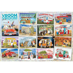 Vroom Vroom 2000 Piece Jigsaw Puzzle Cobble Hill (ONLINE ORDER ONLY)