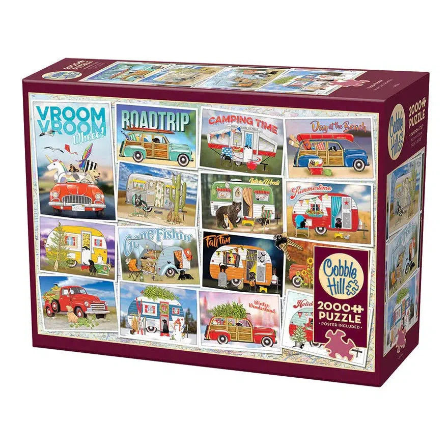 Vroom Vroom 2000 Piece Jigsaw Puzzle Cobble Hill (ONLINE ORDER ONLY)