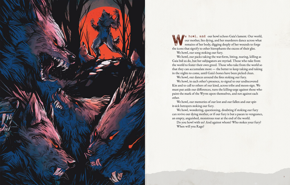 Werewolf: the Apocalypse- 5th Edition Core Rulebook (ONLINE ORDER ONLY)
