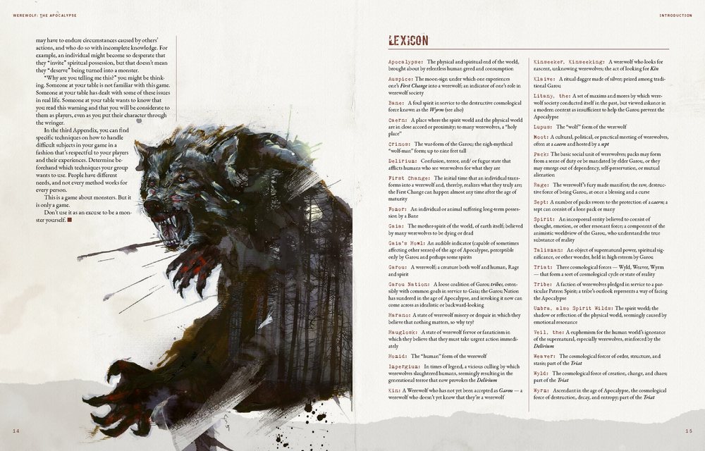 Werewolf: the Apocalypse- 5th Edition Core Rulebook (ONLINE ORDER ONLY)