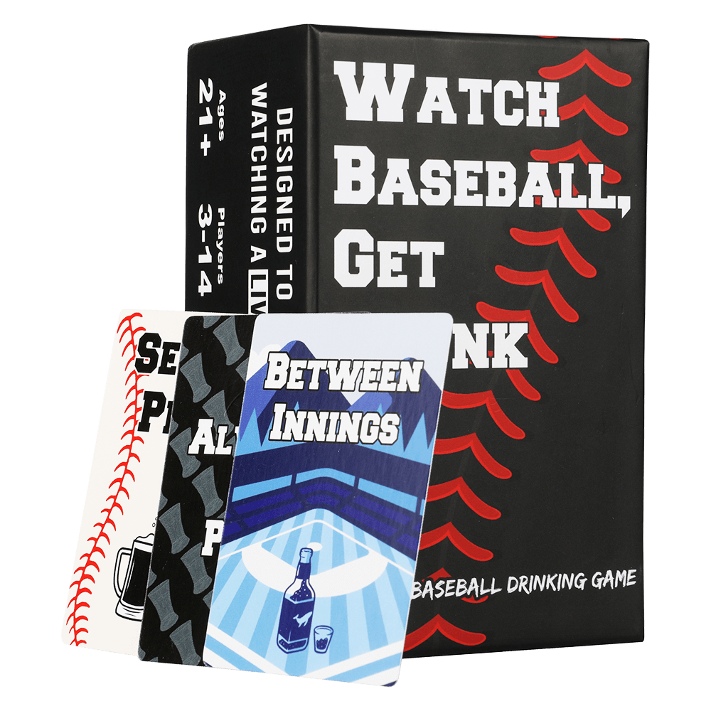 WATCH BASEBALL, GET DRUNK - The Live Baseball Drinking Game (Online Order Only)